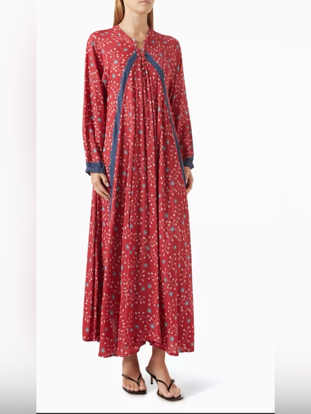 Natalie Martin FIORE MAXI PINWHEEL BARN RED
